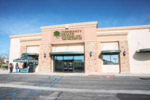 front entrance of Apple Valley Health Center